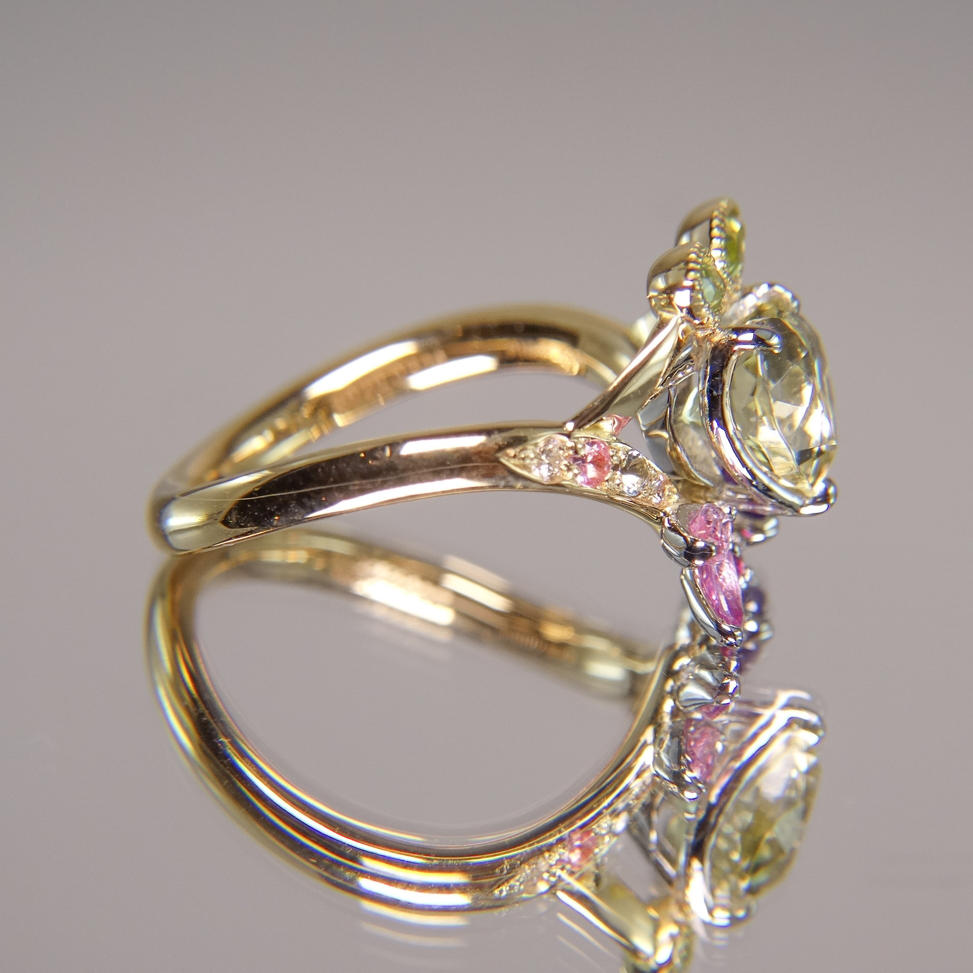 イエロートルマリンのアイドルリング